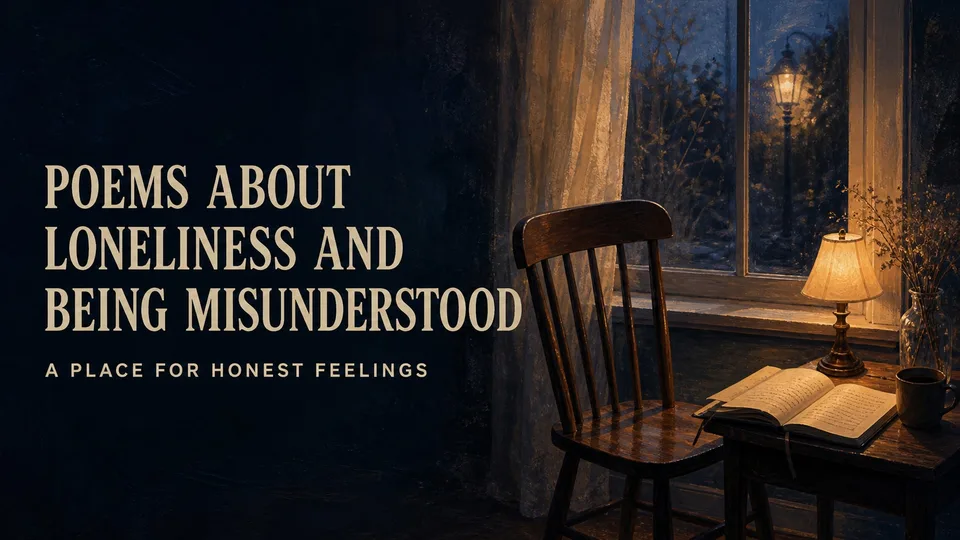 Poems About Loneliness and Being Misunderstood: A Place for Honest Feelings