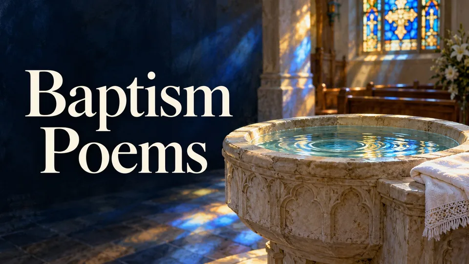 Baptism Poems for Cards, Godparents, and Family Blessings
