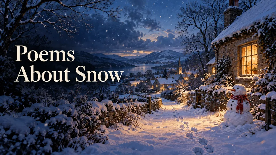 Poems About Snow: Snow Days, Falling Flakes, and Winter Wonder