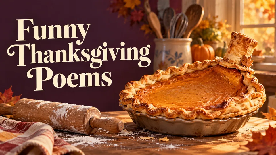 Funny Thanksgiving Poems About Turkey, Pie, and Family