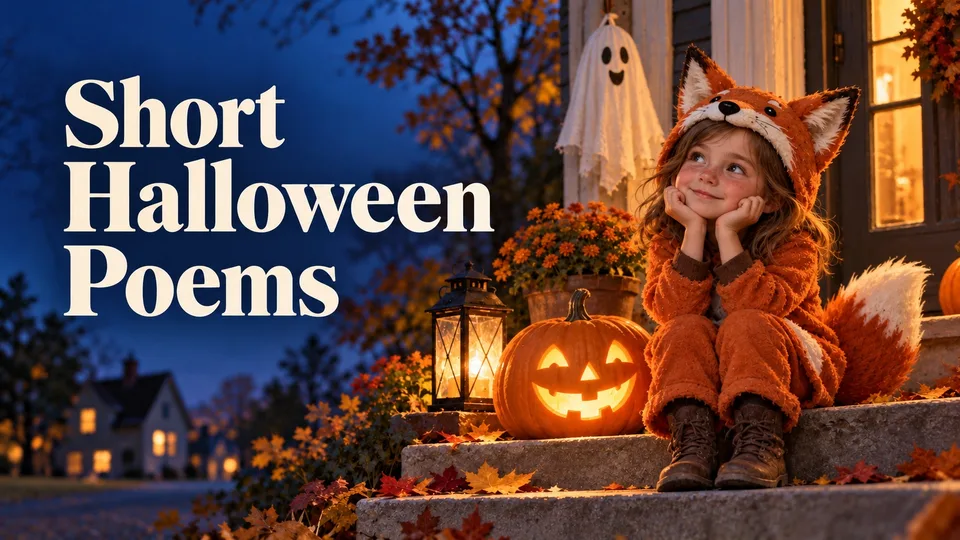 Short Halloween Poems for Kids and Classroom Readings
