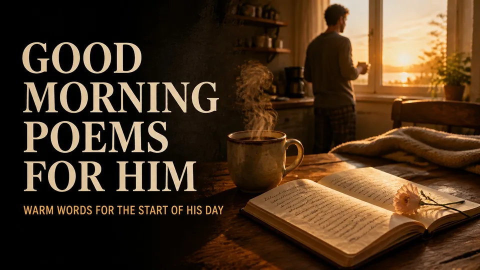 Good Morning Poems for Him: Warm Words for the Start of His Day
