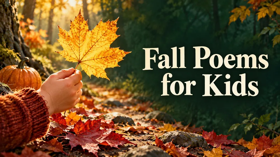 Fall Poems for Kids About Leaves, Pumpkins, and Autumn
