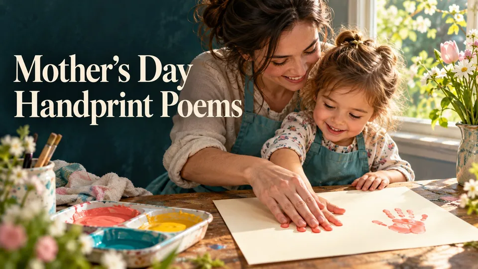 Mother's Day Handprint Poems for a Keepsake She Can Keep