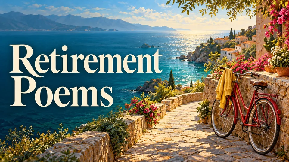 Retirement Poems: Short, Funny, and Heartfelt Farewells
