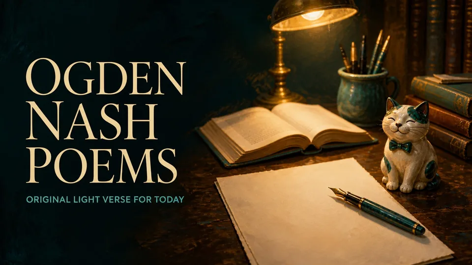 Ogden Nash Poems: Original Light Verse and a Reader's Guide