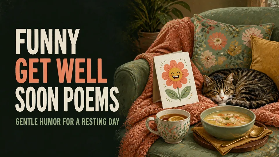 Funny Get Well Soon Poems: Gentle Humor for a Resting Day