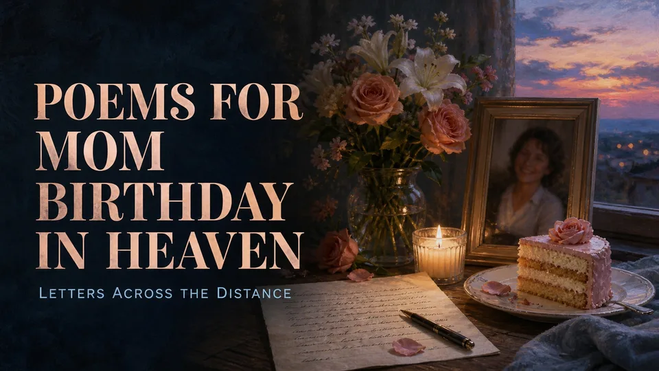 Poems for Mom Birthday in Heaven: Letters Across the Veil