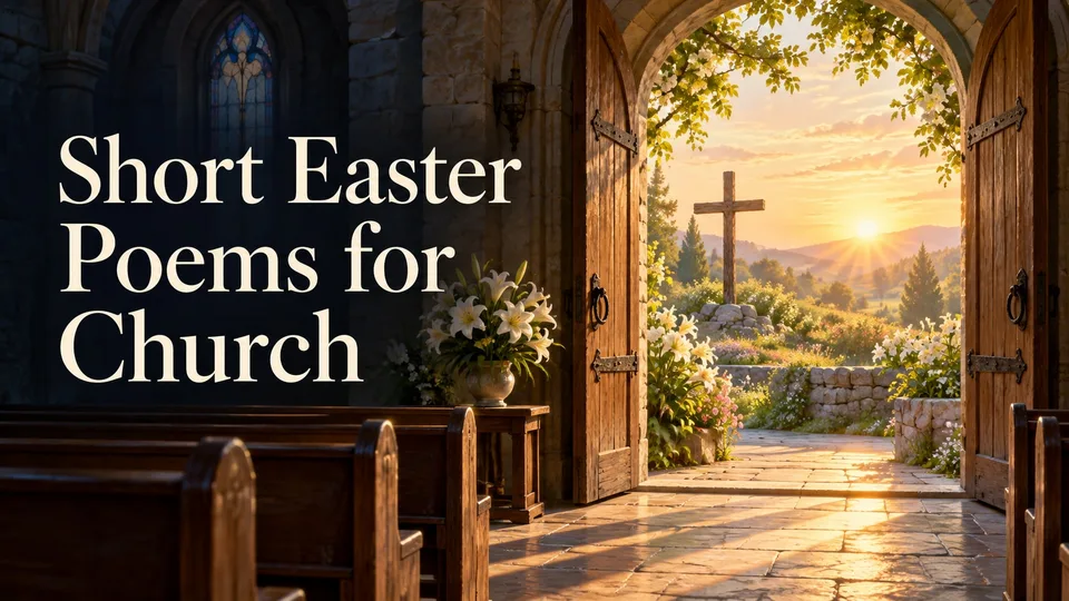 Short Easter Poems for Church and Children's Readings