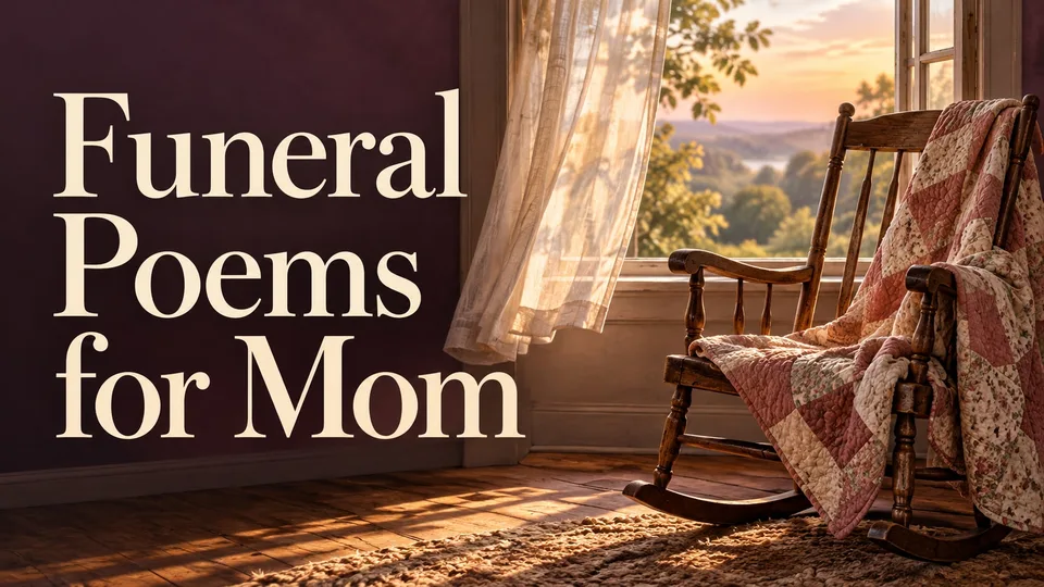 Funeral Poems for Mom: Loving Words for Her Service