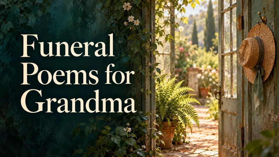 Funeral Poems for Grandma: Readings from Her Grandchildren