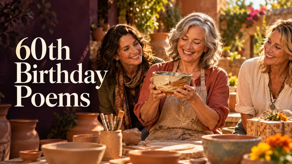 60th Birthday Poems for Cards, Toasts, and a New Chapter
