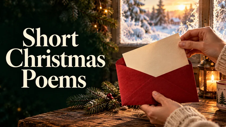 Short Christmas Poems for Cards, Friends, and Family