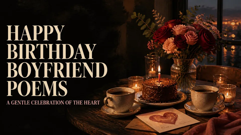Happy Birthday Poems for Boyfriend: A Gentle Celebration of the Heart