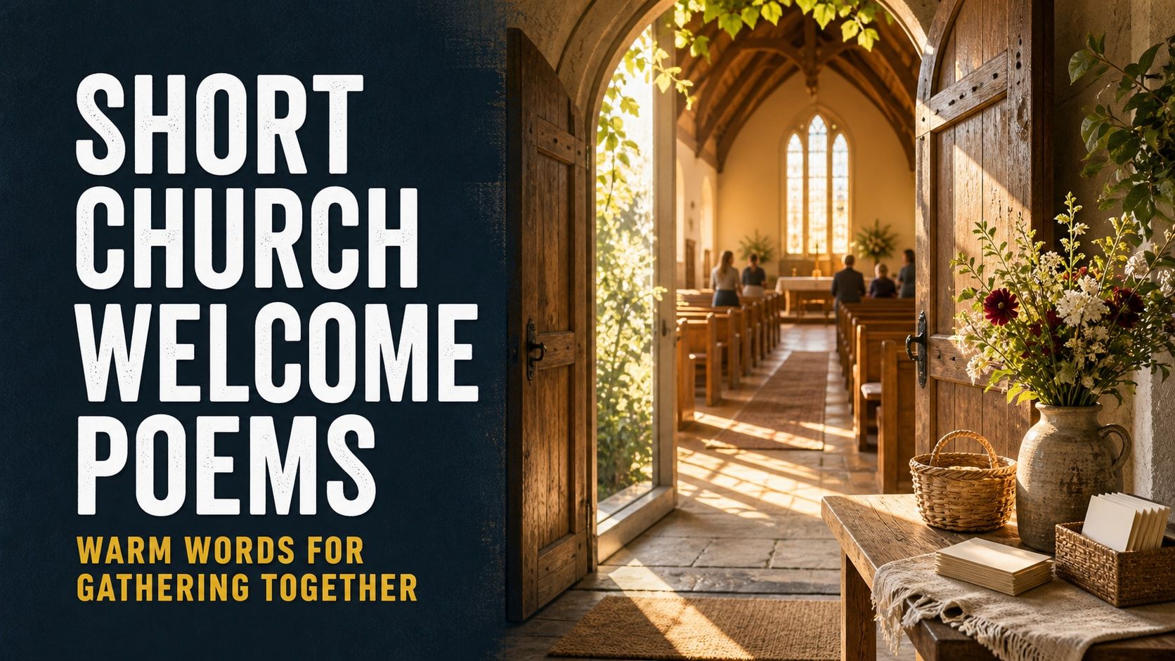 Short Church Welcome Poems: Warm Words for Gathering Together