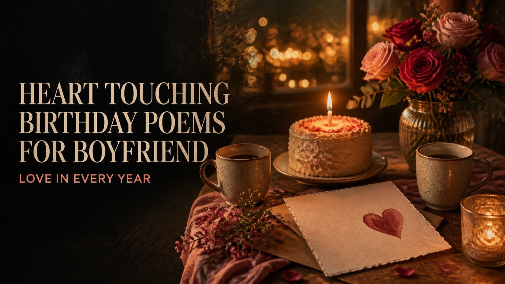 Heart Touching Birthday Poems for Boyfriend: Love in Every Year