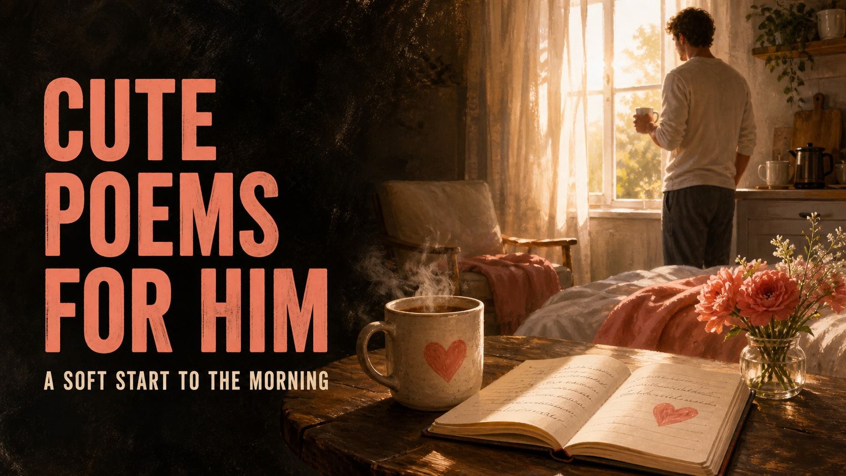 Cute poems for him to wake up to: A soft start to the morning