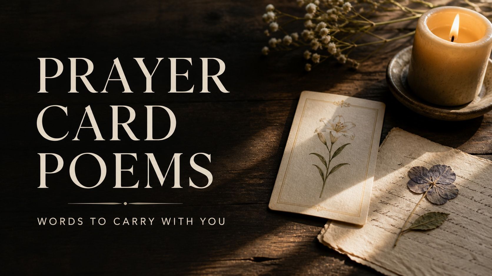 10 Prayer Card Poems