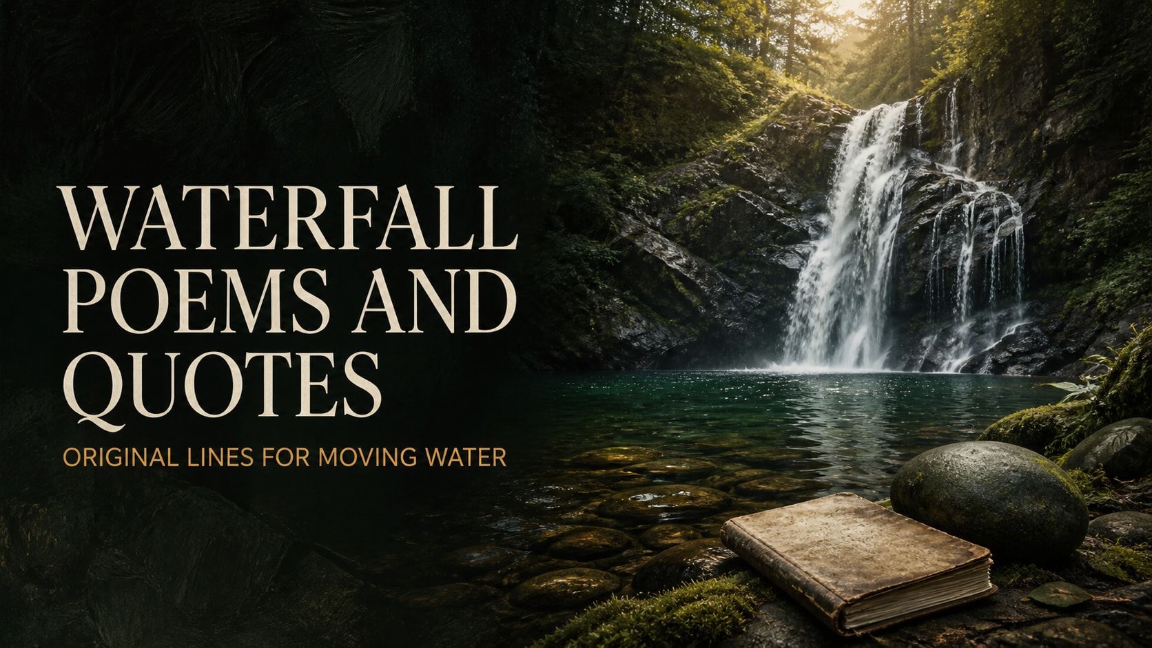 Waterfall Poems and Original Quotes: Lines for Moving Water