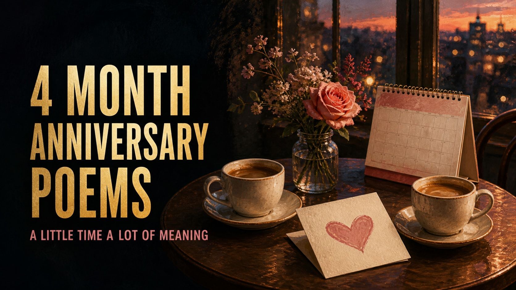 4 Month Anniversary Poems