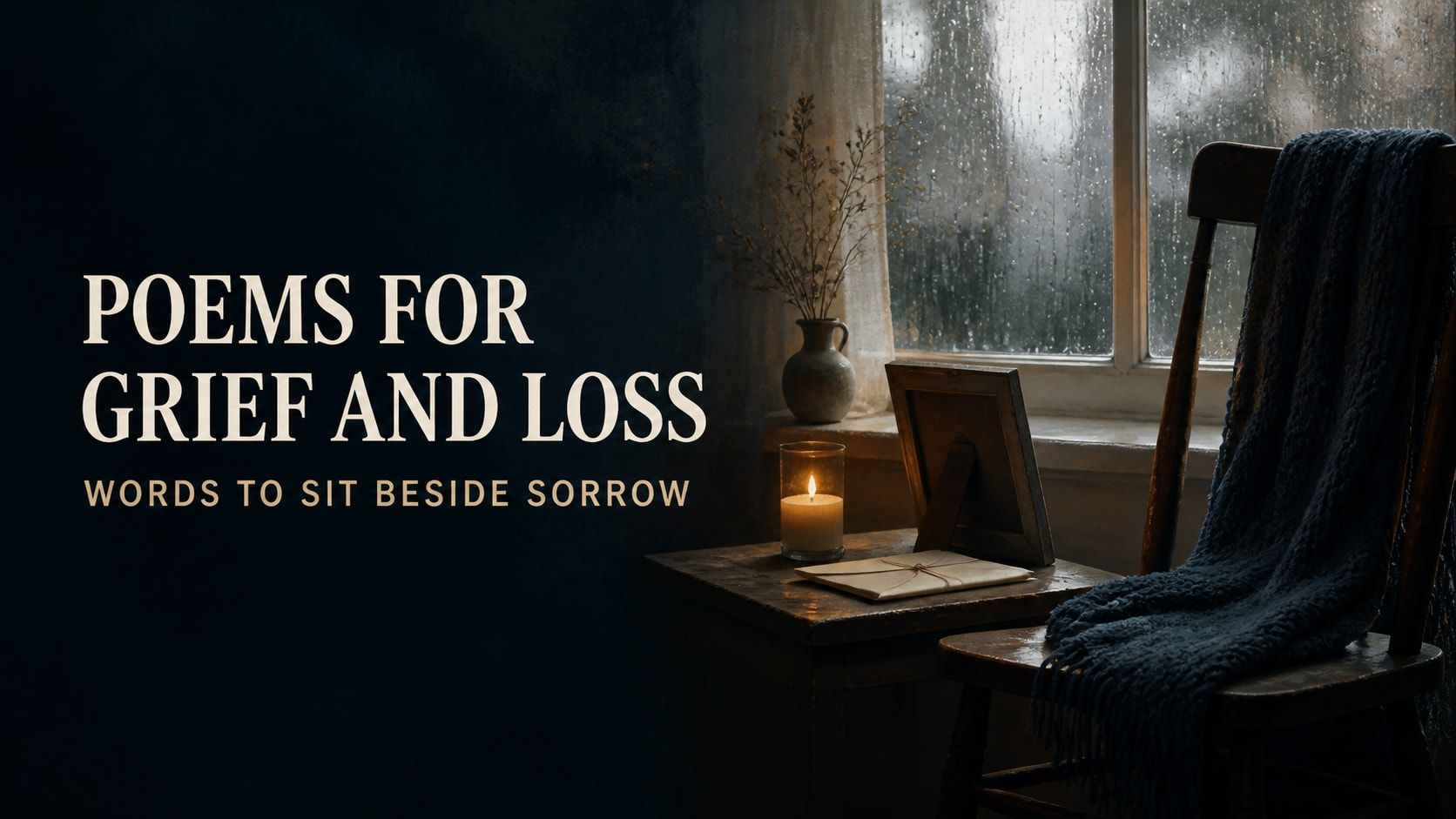 Poems for Grief and Loss of a Loved One: Words to Sit Beside Sorrow