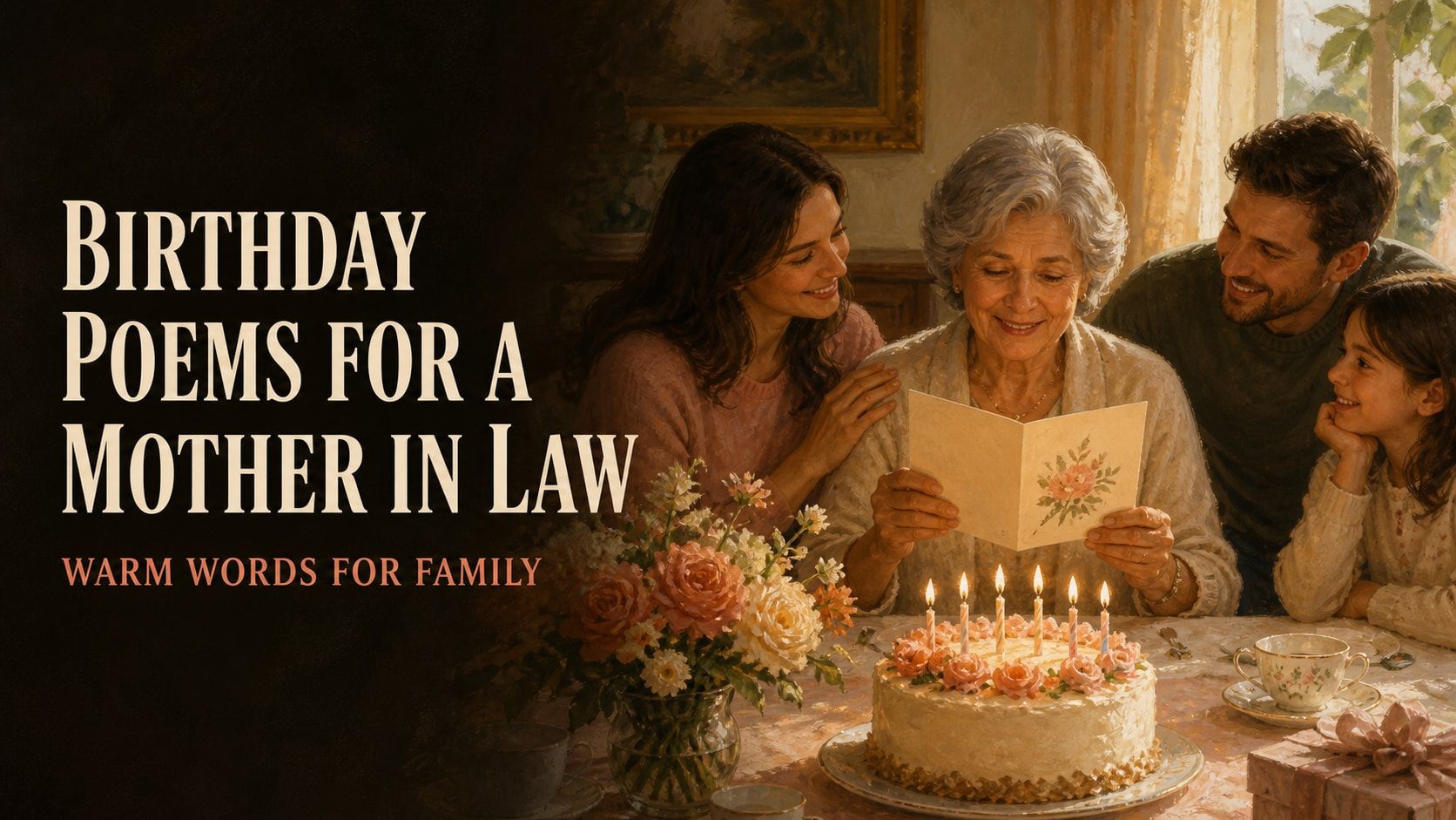 Birthday Poems for a Mother in Law: Warm Words for Family