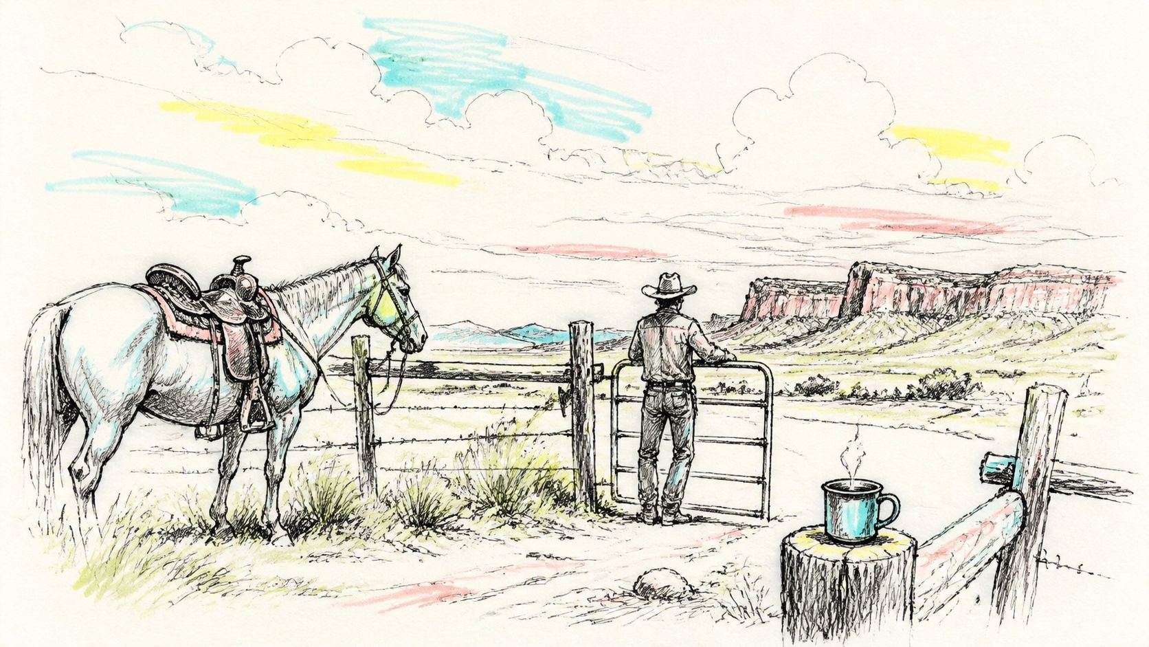Poems About Cowboys: Original Verses for Wide Skies and Open Roads