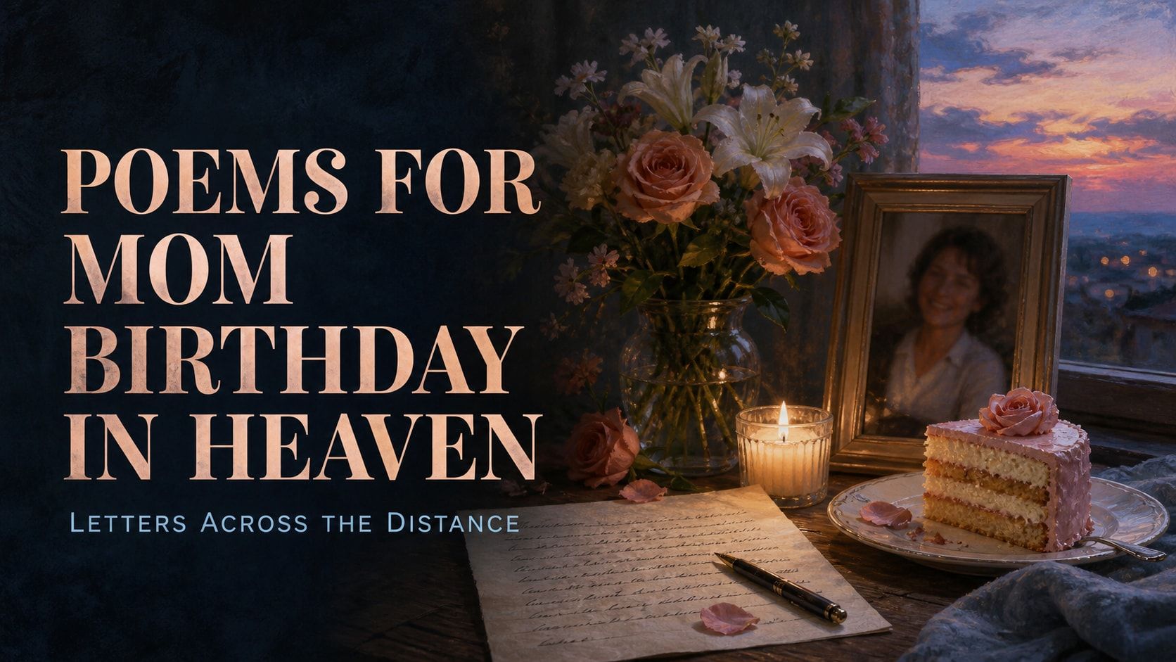 Poems for Mom Birthday in Heaven: Letters Across the Veil