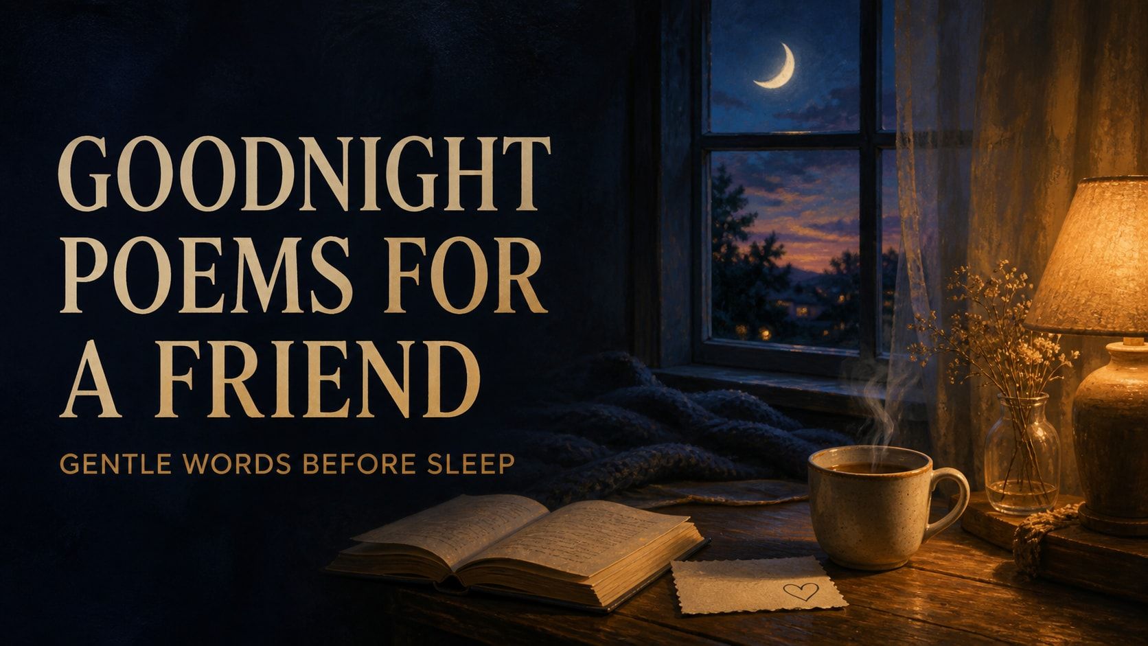 Goodnight Poems for a Friend: Gentle Words Before Sleep
