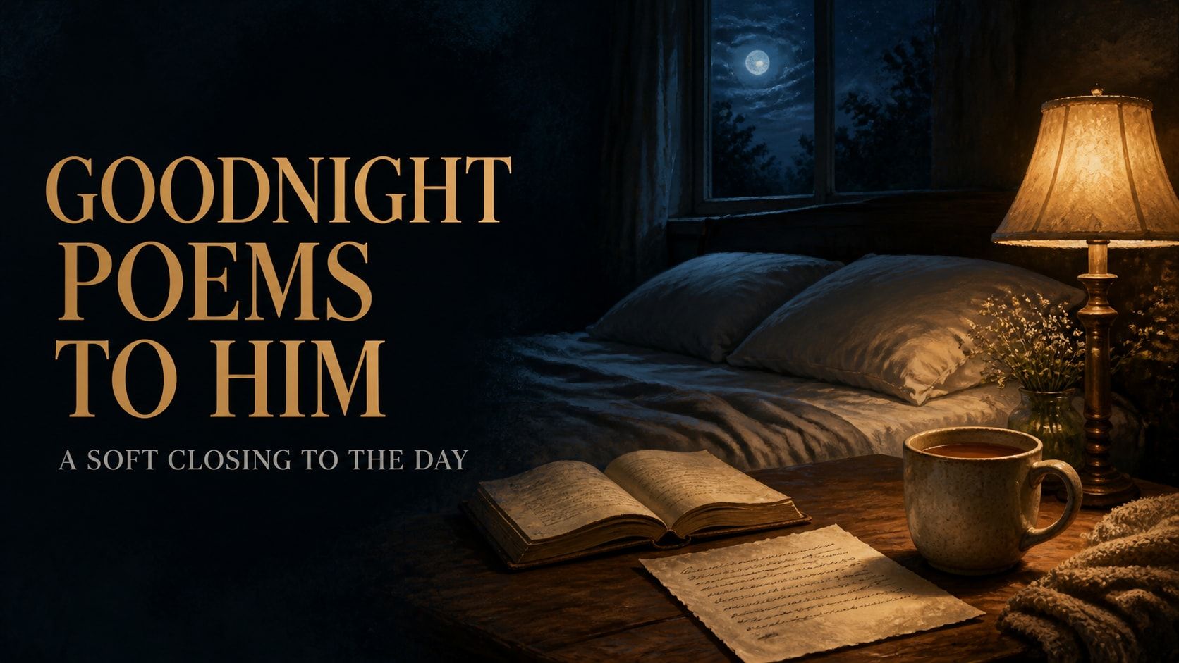 Goodnight Poems to Him: A Soft Closing to the Day