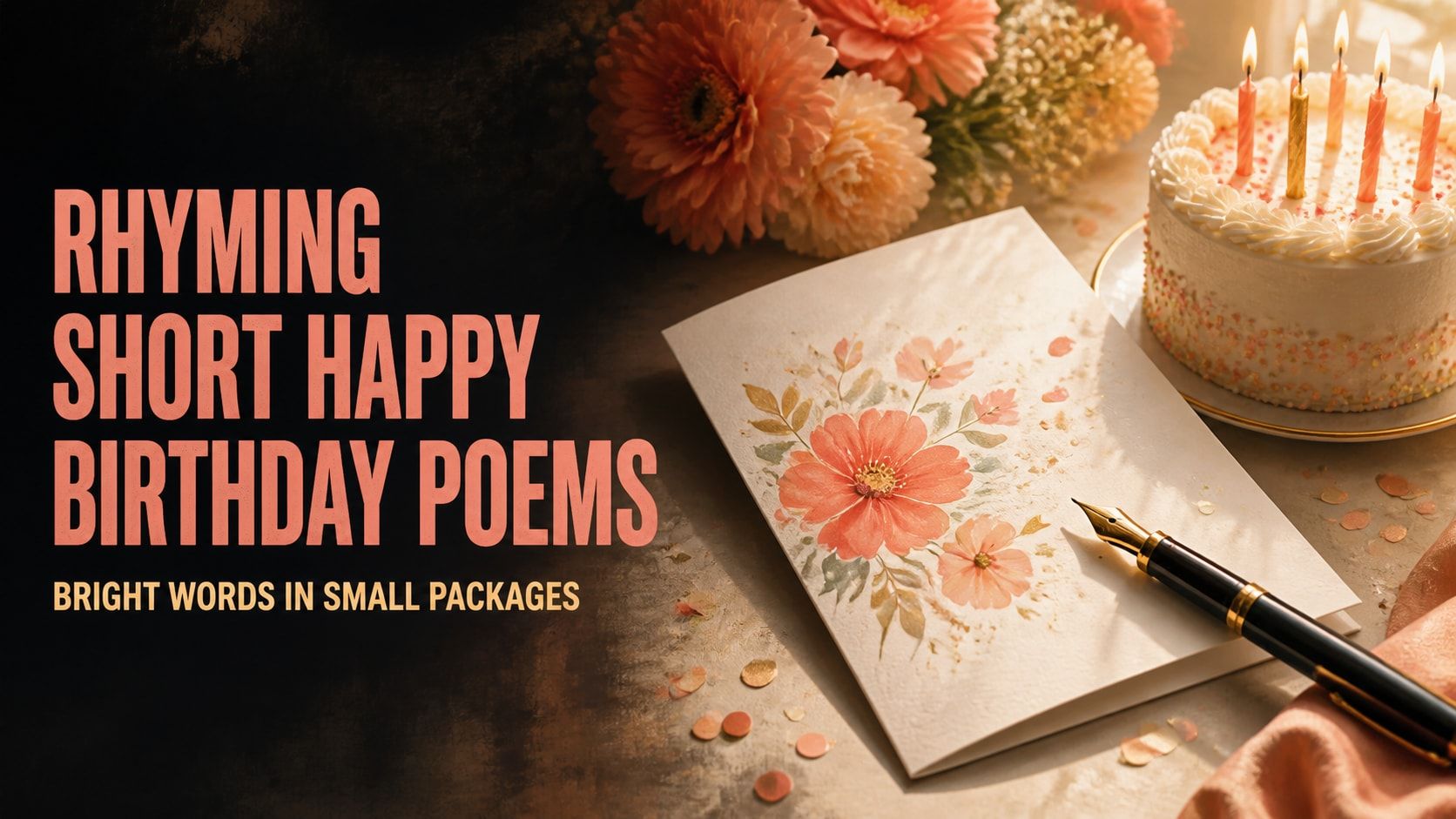 Rhyming Short Happy Birthday Poems: Bright Words in Small Packages