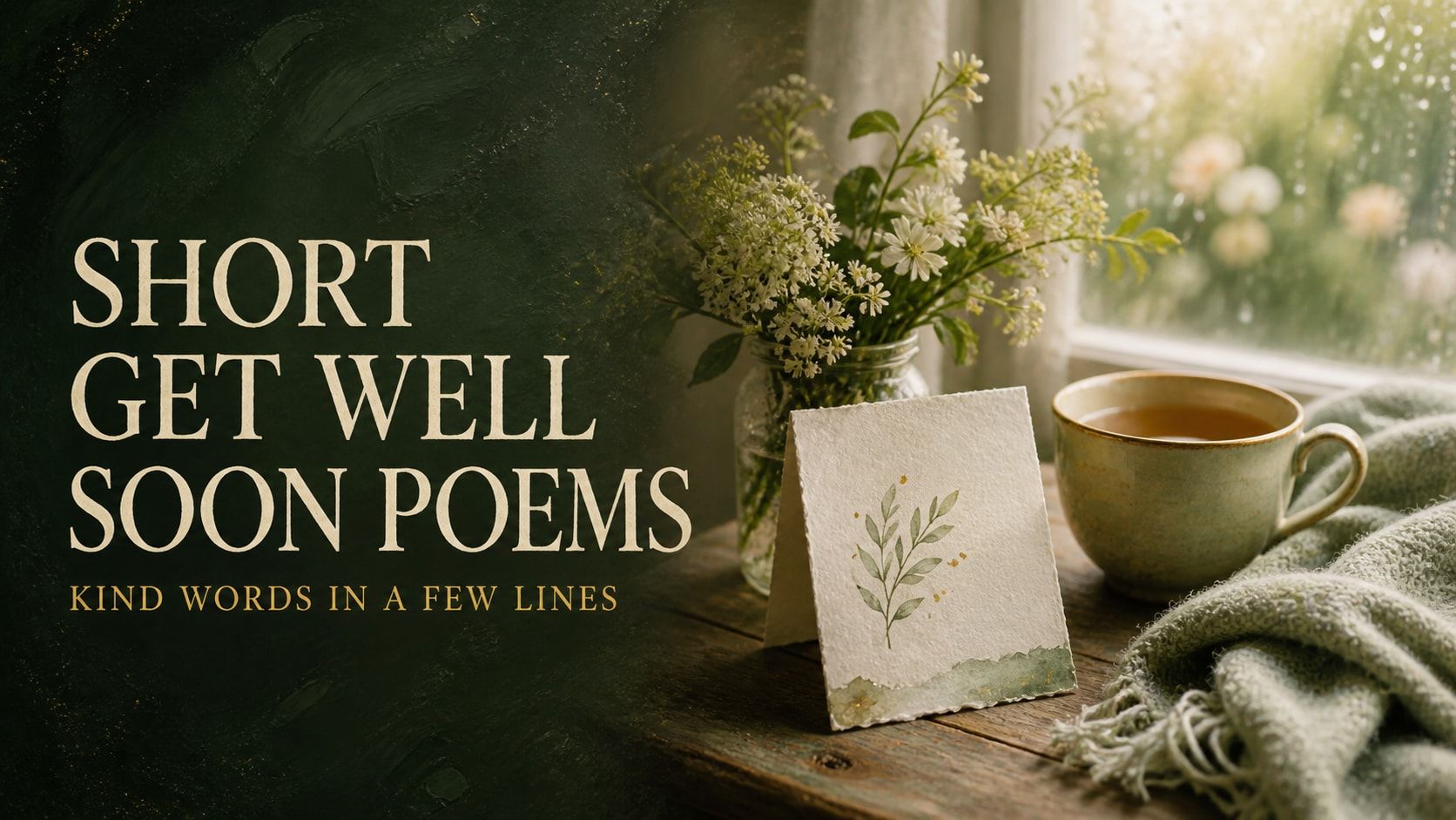 Short Get Well Soon Poems: Kind Words in a Few Lines
