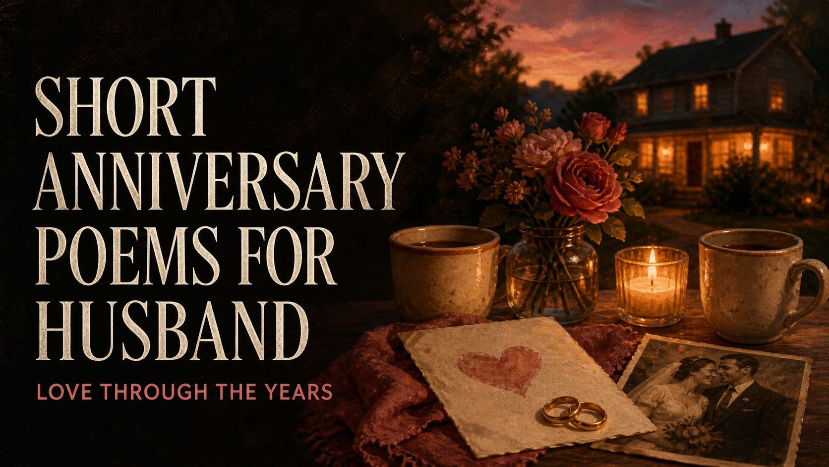 10 Short Anniversary Poems for Husband