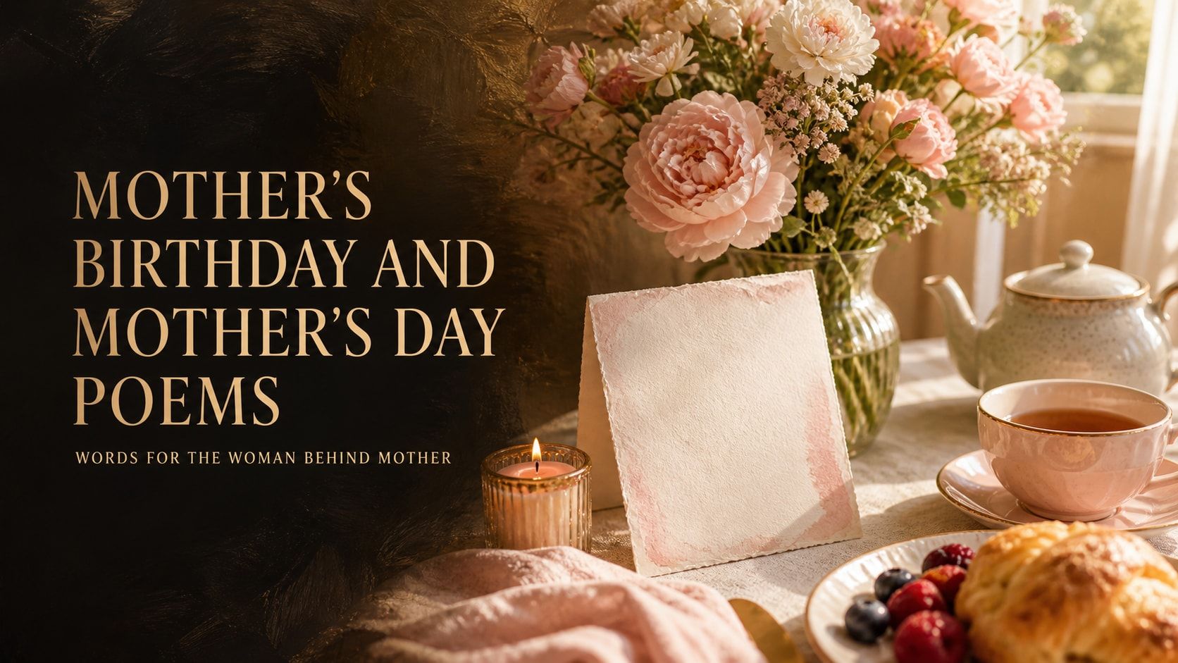 Poems for a Mother’s Birthday or Mother’s Day