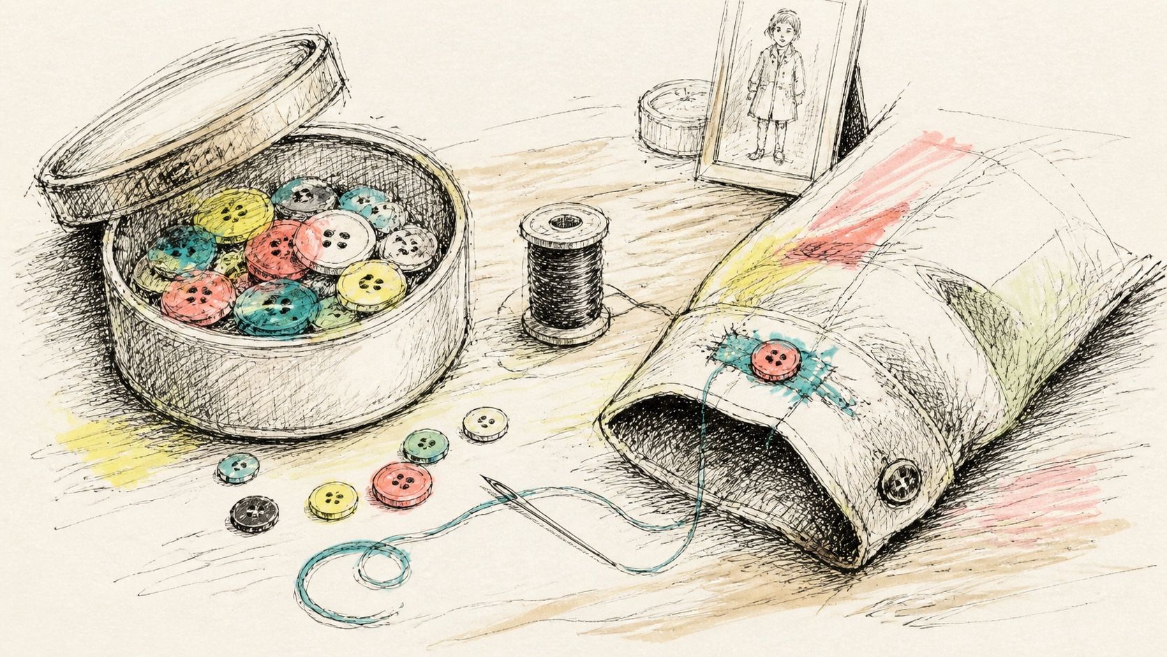 Poems About Buttons: Original Verses for Clothing, Memory, and Small Repairs