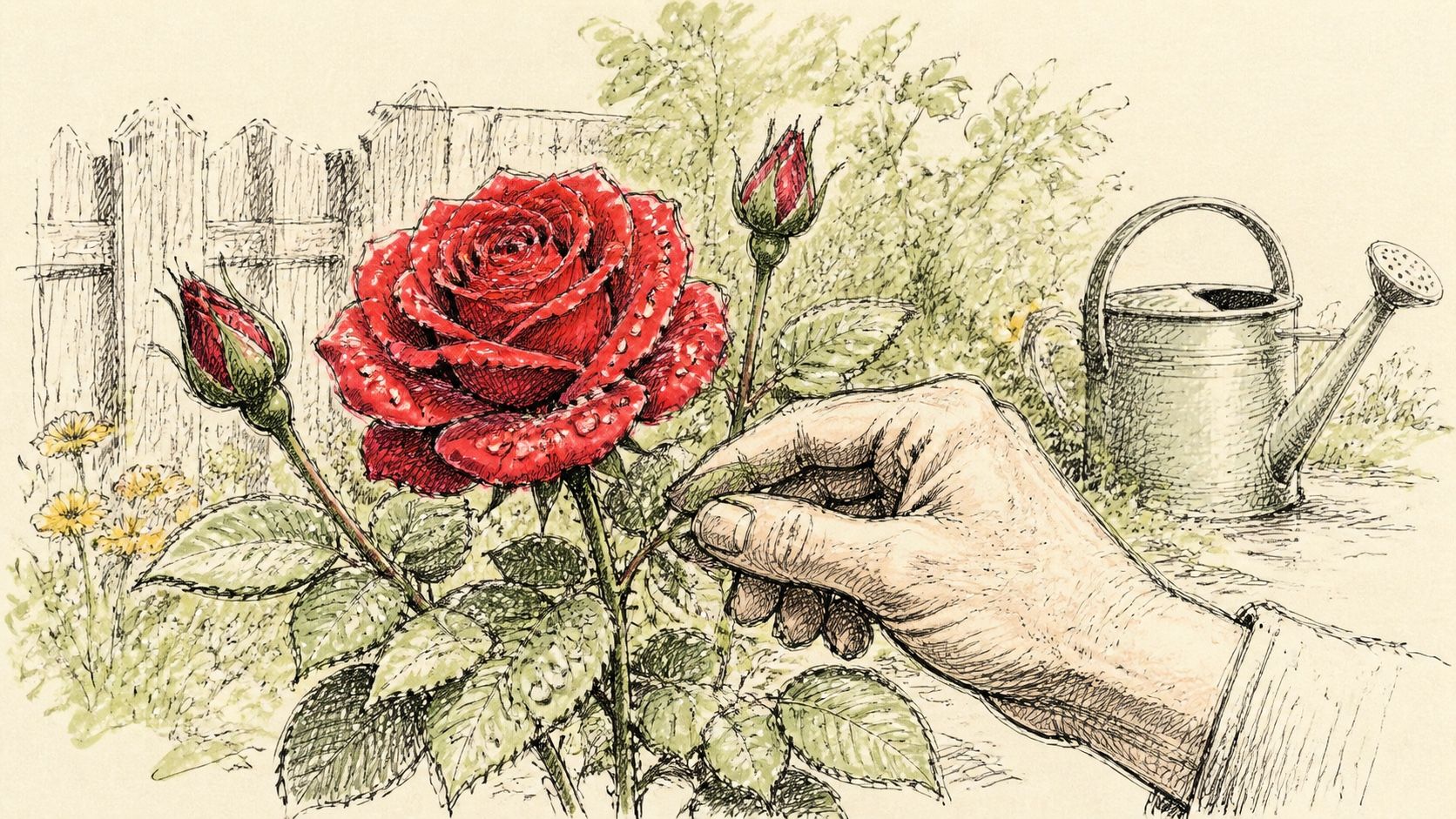 Poems About Red Roses: Garden Lessons in Love, Courage, and Time