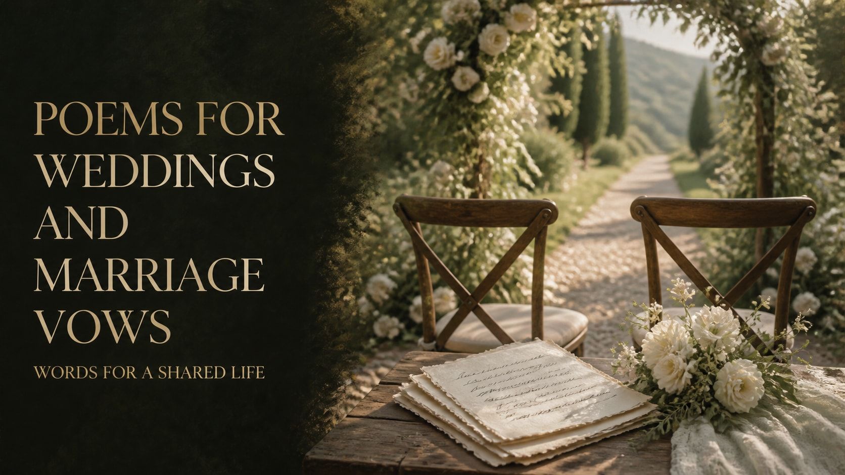 Poems for Weddings and Marriage Vows: Words for a Shared Life