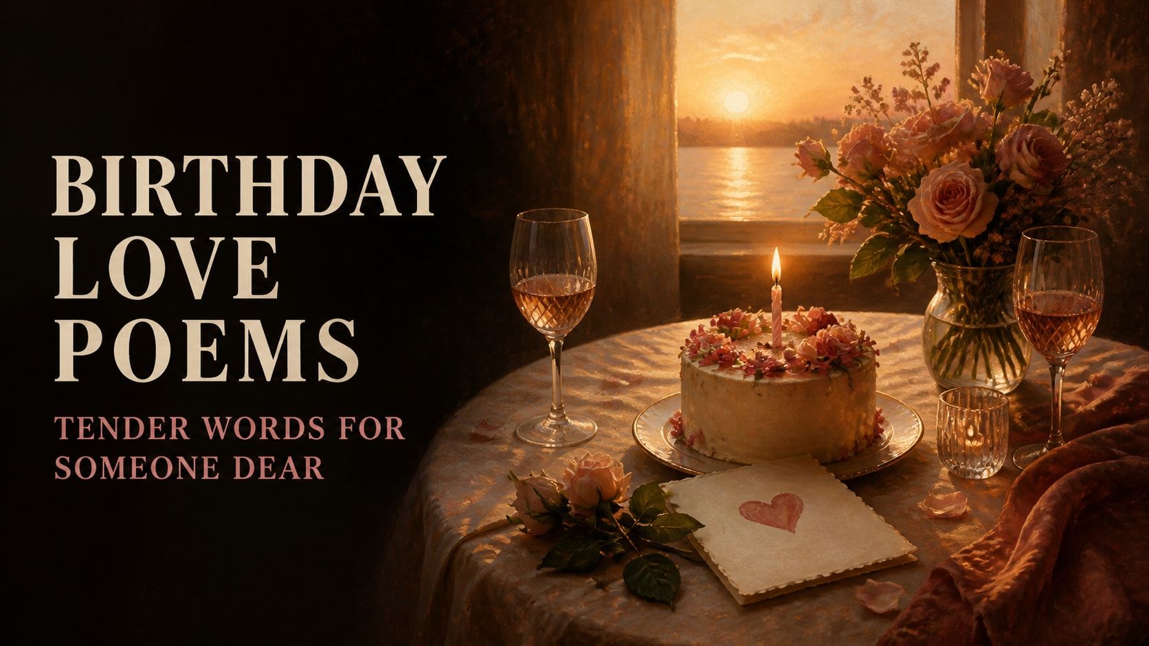 Birthday Love Poems: Tender Words for Someone Dear