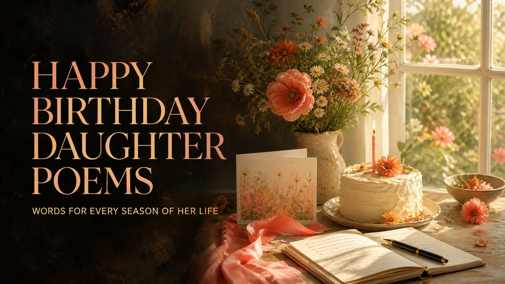 Happy Birthday Daughter Poems From Mother: Blessings for Her Journey