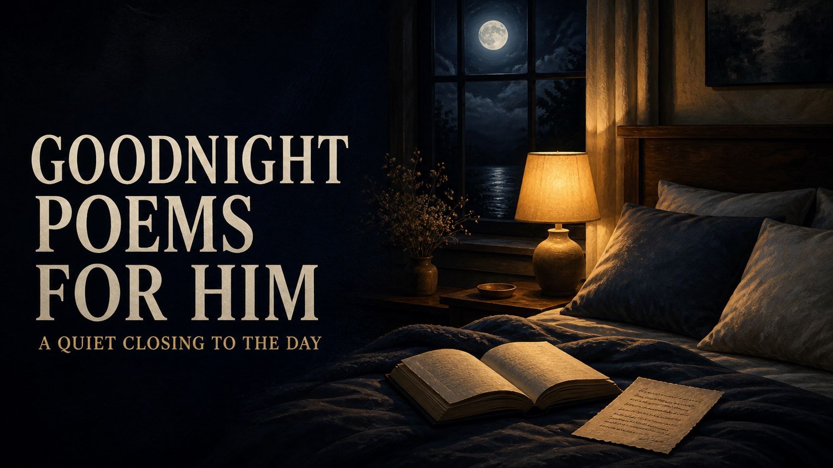 Goodnight Poems for Him: A Quiet Closing to the Day