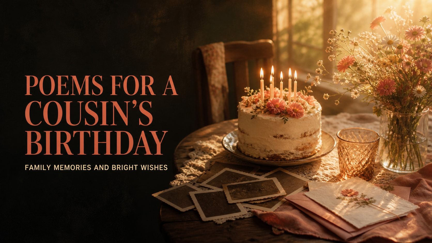 Poems for a Cousin’s Birthday: Family Memories and Bright Wishes