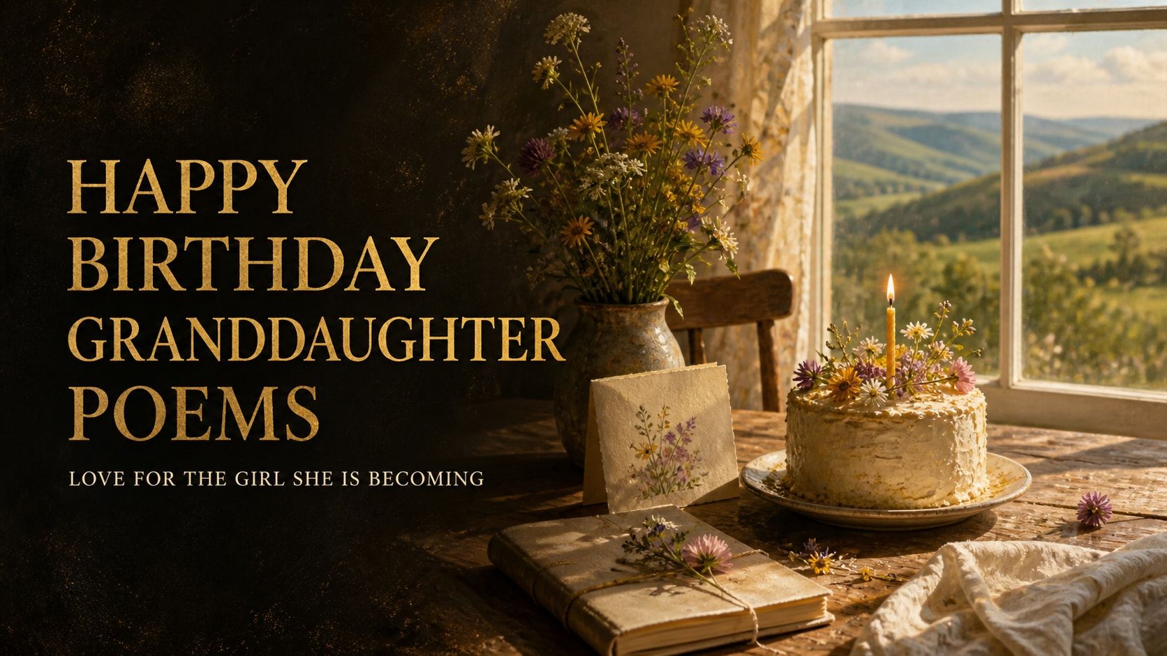 Happy Birthday Granddaughter Poems: Love for the Girl She Is Becoming