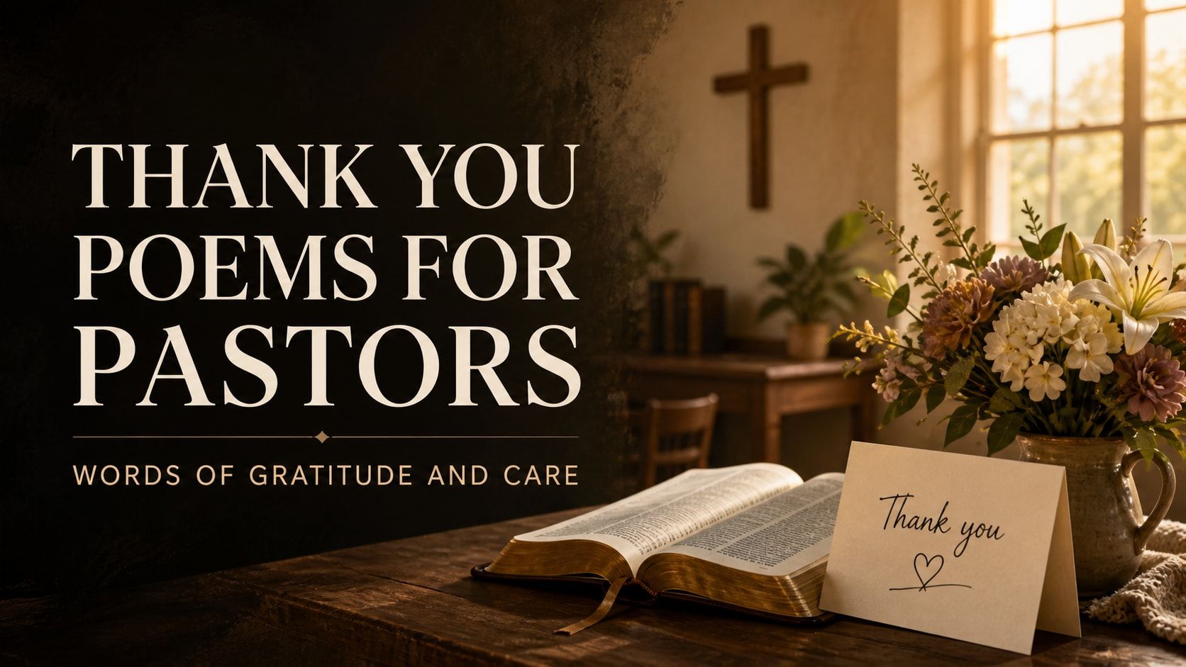 10 Thank You Poems for Pastors
