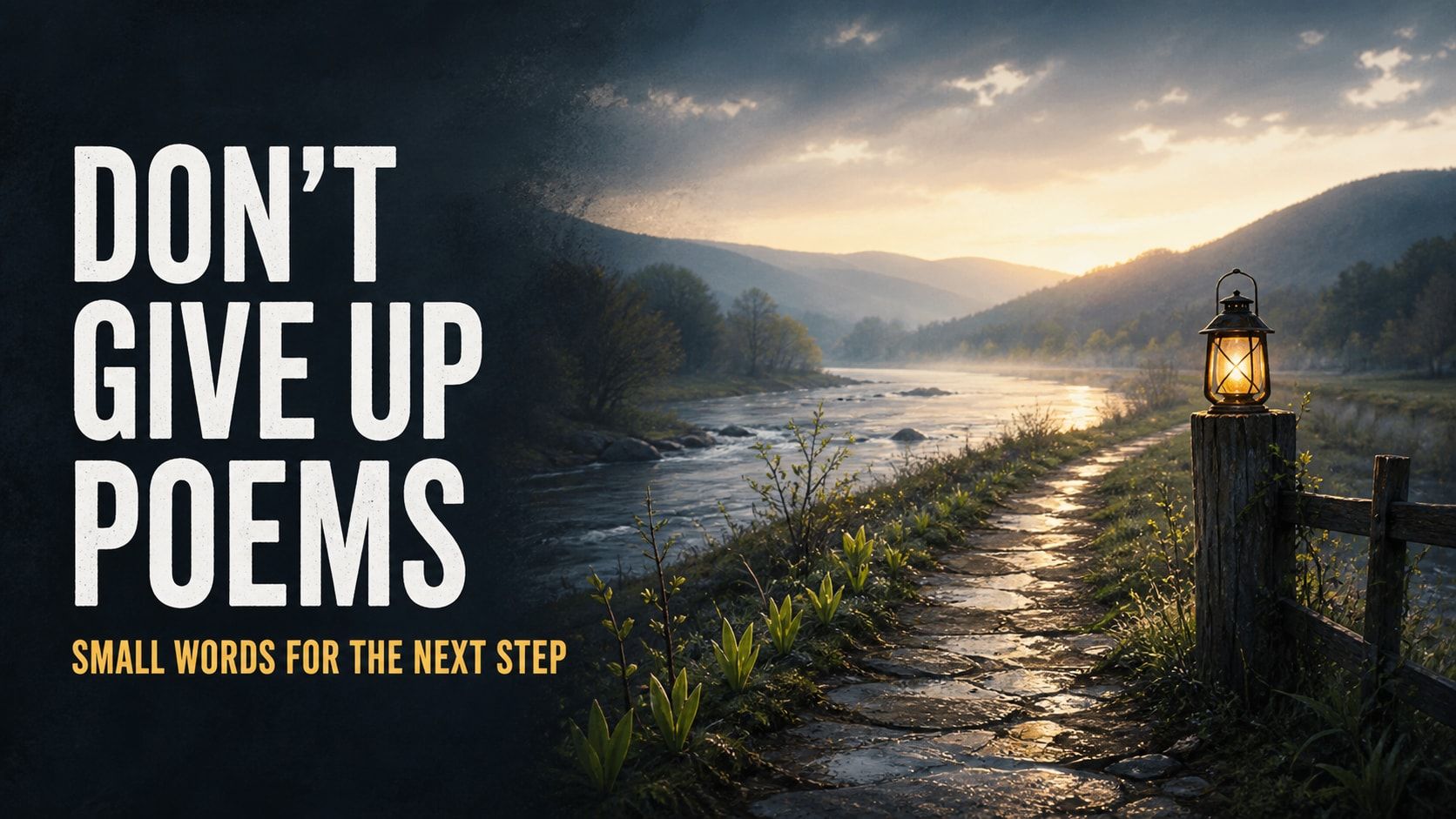 Don't Give Up Poems: Small Words for the Next Step